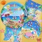 Beach Party Supplies Serves 20, Beach Party Decorations, Beach theme Plates and Napkins, Summer Pool Party Set, Summer themed Paper Tableware Set